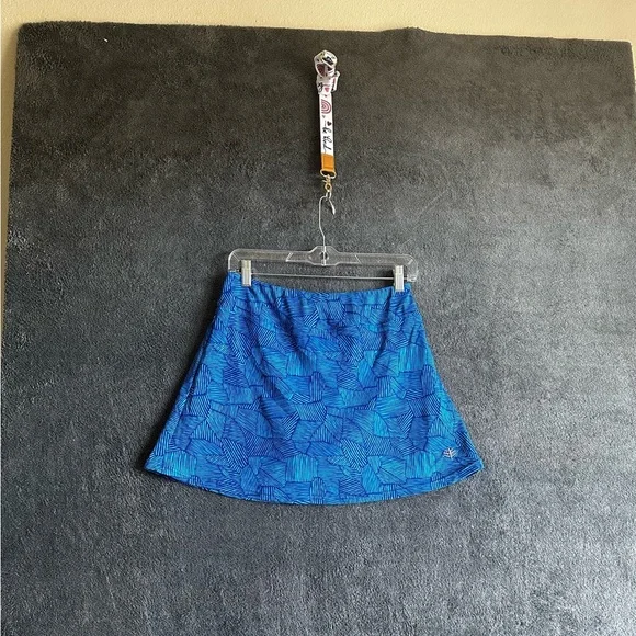 COOLIBAR SKORT SKIRT UPF+50 UV PROTECTION BLUE SZ M - Picture 8 of 13